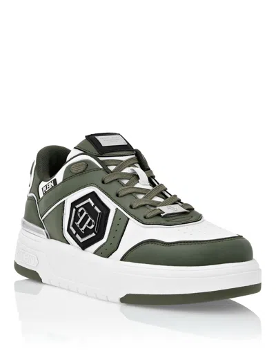 Philipp Plein Lo-top Sneakers Sk8r Plein Low In Green