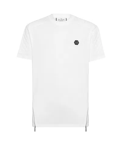 PHILIPP PLEIN LOGO-APPLIQUÉ COTTON T-SHIRT