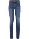 Philipp Plein Logo-appliqué Skinny Jeans In Blue