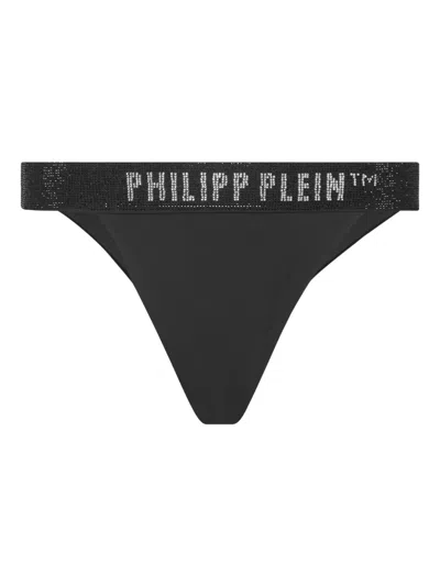 Philipp Plein Logo-band Bikini Bottoms