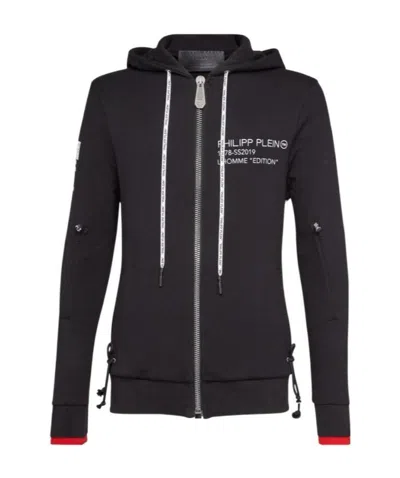 Philipp Plein Logo Casual Jacket In Black
