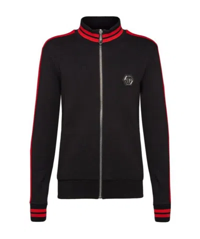 Philipp Plein Logo Casual Jacket In Black