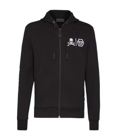 Philipp Plein Logo Casual Jacket In Black