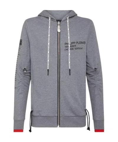 Philipp Plein Logo Casual Jacket In Gray