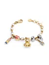 Philipp Plein Logo Charm Bracelet In 金色