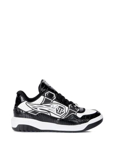 Philipp Plein Low-top Sneakers Moonwalker Men In Black