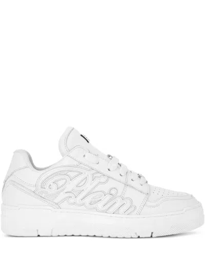 Philipp Plein Logo-detail Low-top Sneakers In White