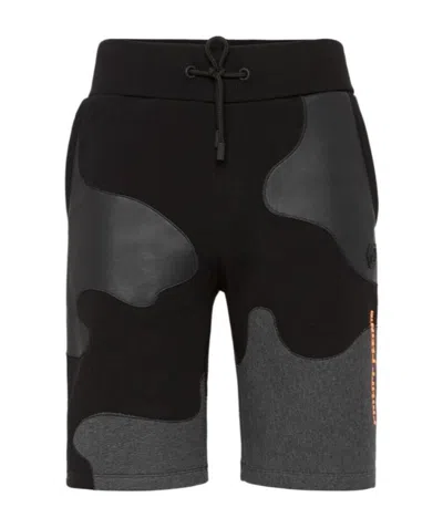 Philipp Plein Logo Detail Shorts In Black