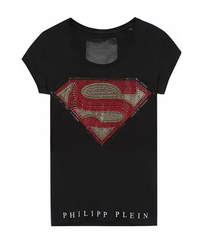 Philipp Plein Logo Detail T-shirt In Black
