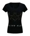 Philipp Plein Logo Detail T-shirt In Black