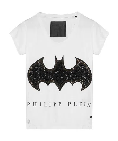 Philipp Plein Logo Detail T-shirt In White