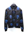 Philipp Plein Logo Details Baseball Jacket In Black