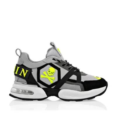 Philipp Plein Logo Details Casual Sports Shoes In Black