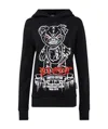 Philipp Plein Logo Details Hooded Hoodie In Black