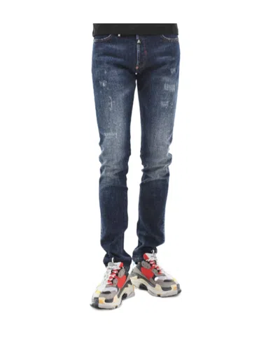 Philipp Plein Logo Details Jeans In Black