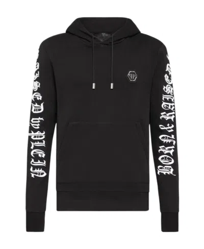Philipp Plein Logo Details Sweater In Black