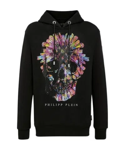 Philipp Plein Logo Details Sweater In Black