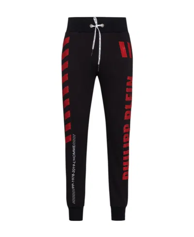 Philipp Plein Logo Details Sweatpants In Black