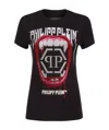 Philipp Plein Logo Details T-shirt In Black