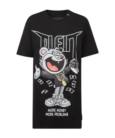Philipp Plein Logo Details T-shirt In Black
