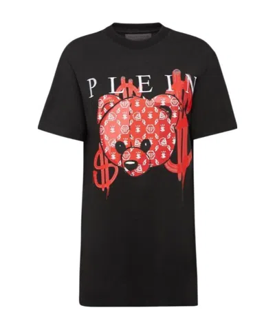 Philipp Plein Logo Details T-shirt In Black