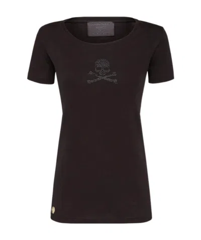 Philipp Plein Logo Details T-shirt In Black