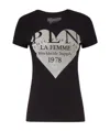 Philipp Plein Logo Details T-shirt In Black