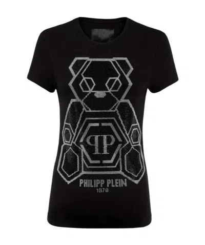 Philipp Plein Logo Details T-shirt In Black