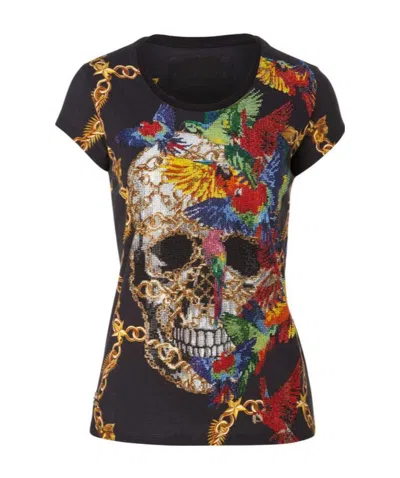Philipp Plein Logo Details T-shirt In Black