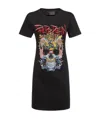 Philipp Plein Logo Details T-shirt Dress In Black