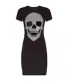 Philipp Plein Logo Details T-shirt Dress In Black