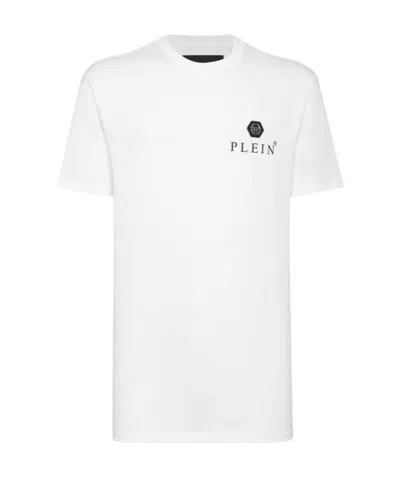Philipp Plein Logo Details T-shirt In White