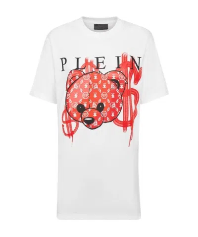 Philipp Plein Logo Details T-shirt In White