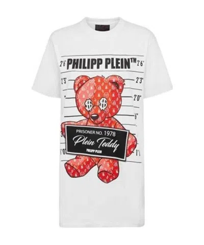 Philipp Plein Logo Details T-shirt In White