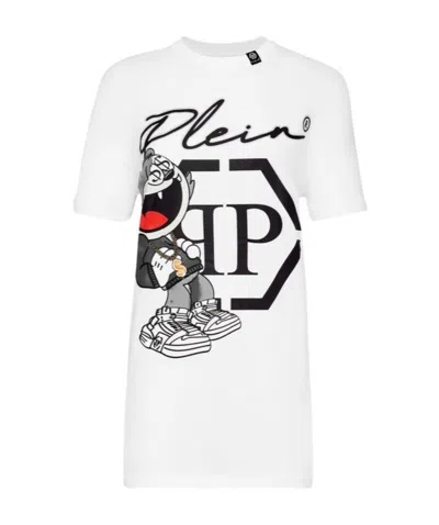 Philipp Plein Logo Details T-shirt In White