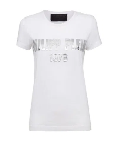 Philipp Plein Logo Details T-shirt In White
