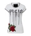 Philipp Plein Logo Details T-shirt In White