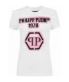 Philipp Plein Logo Details T-shirt In White