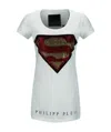 Philipp Plein Logo Details T-shirt In White