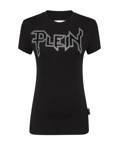 PHILIPP PLEIN LOGO-EMBELLISHED COTTON T-SHIRT