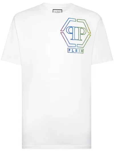 Philipp Plein White Cotton Clothing T-shirts And Polos