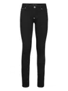 Philipp Plein Logo-embellished Jeans In Black