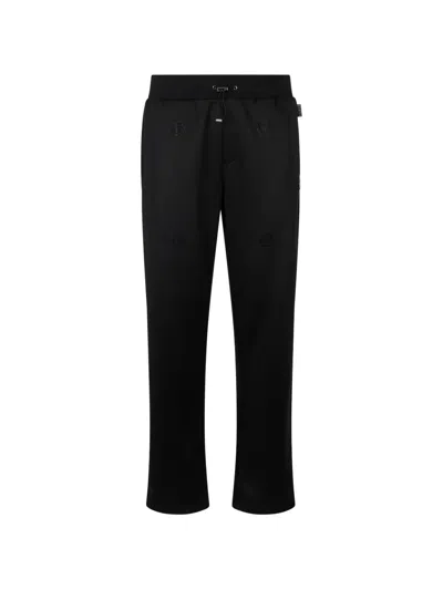 Philipp Plein Logo-embellished Track Pants In Black