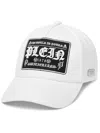 Philipp Plein Logo-embroidered Baseball Cap In White