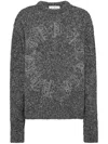 Philipp Plein Logo-embroidered Jumper In Grey