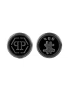 Philipp Plein Logo-engraved Cufflinks