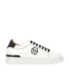 Philipp Plein Hexagon Lo - Top Sneakers In White