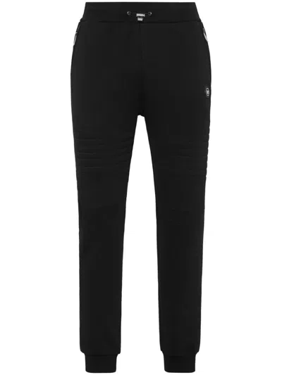 Philipp Plein Zipped Jogging Trousers In Black  
