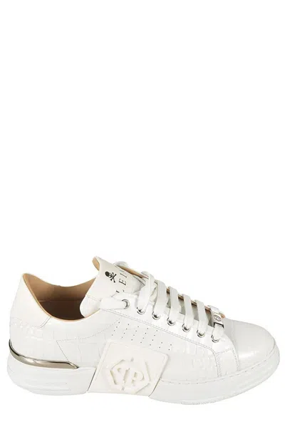 Philipp Plein Sneakers Black In White