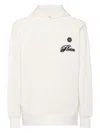 Philipp Plein Logo-patch Hoodie In Neutral